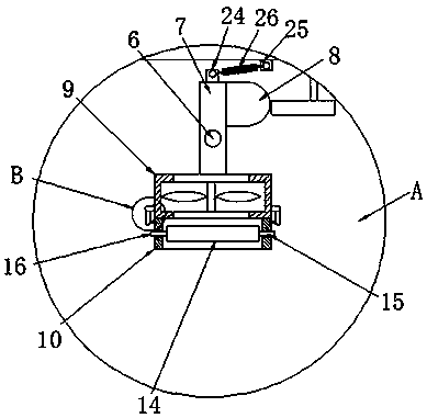 High heat-dissipation type automobile lamp housing