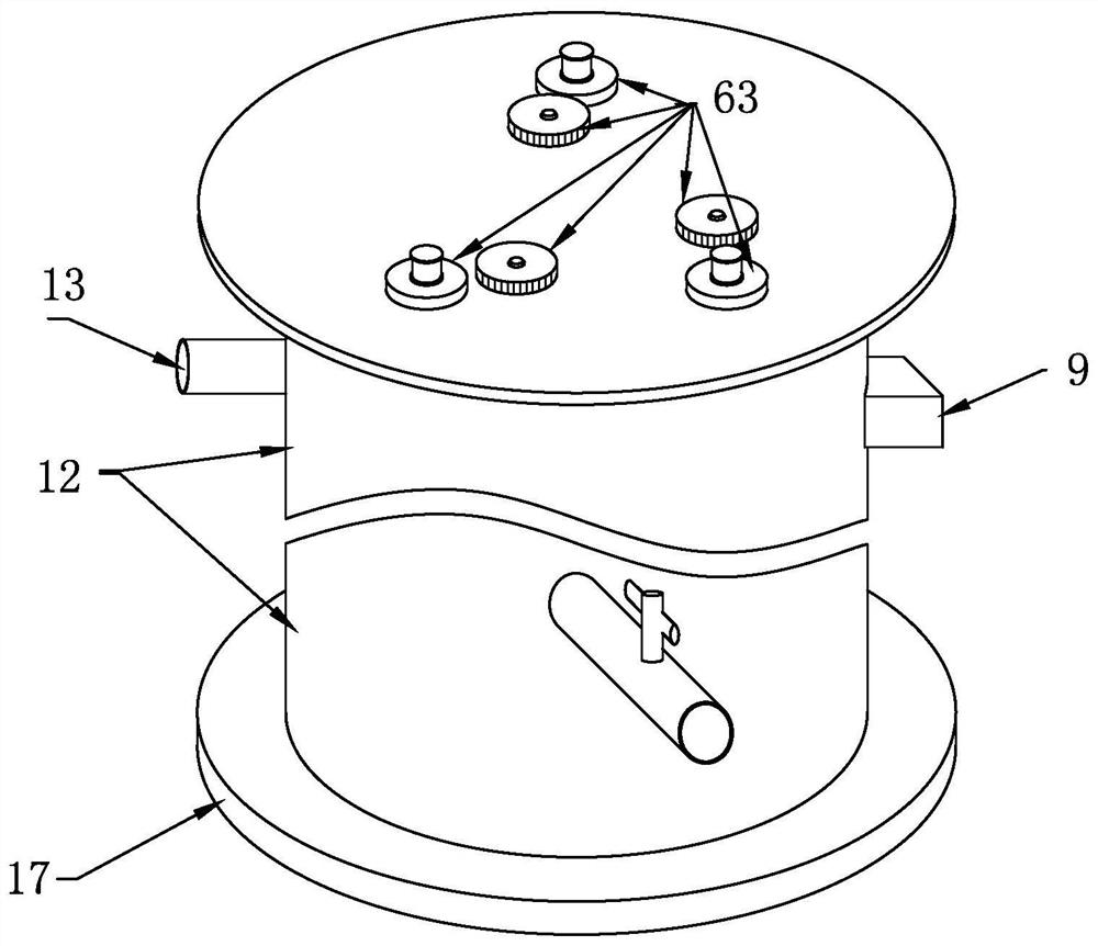 Circulating purification device for acid for surface treatment