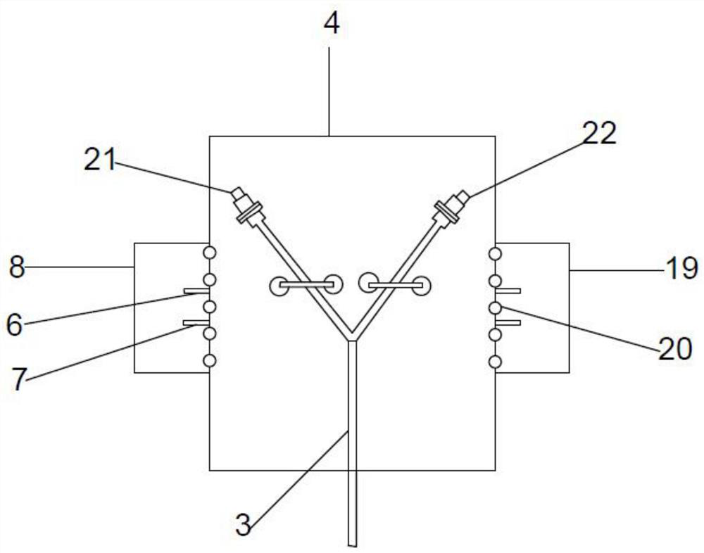 A long-term hemodialysis catheter joint protection device