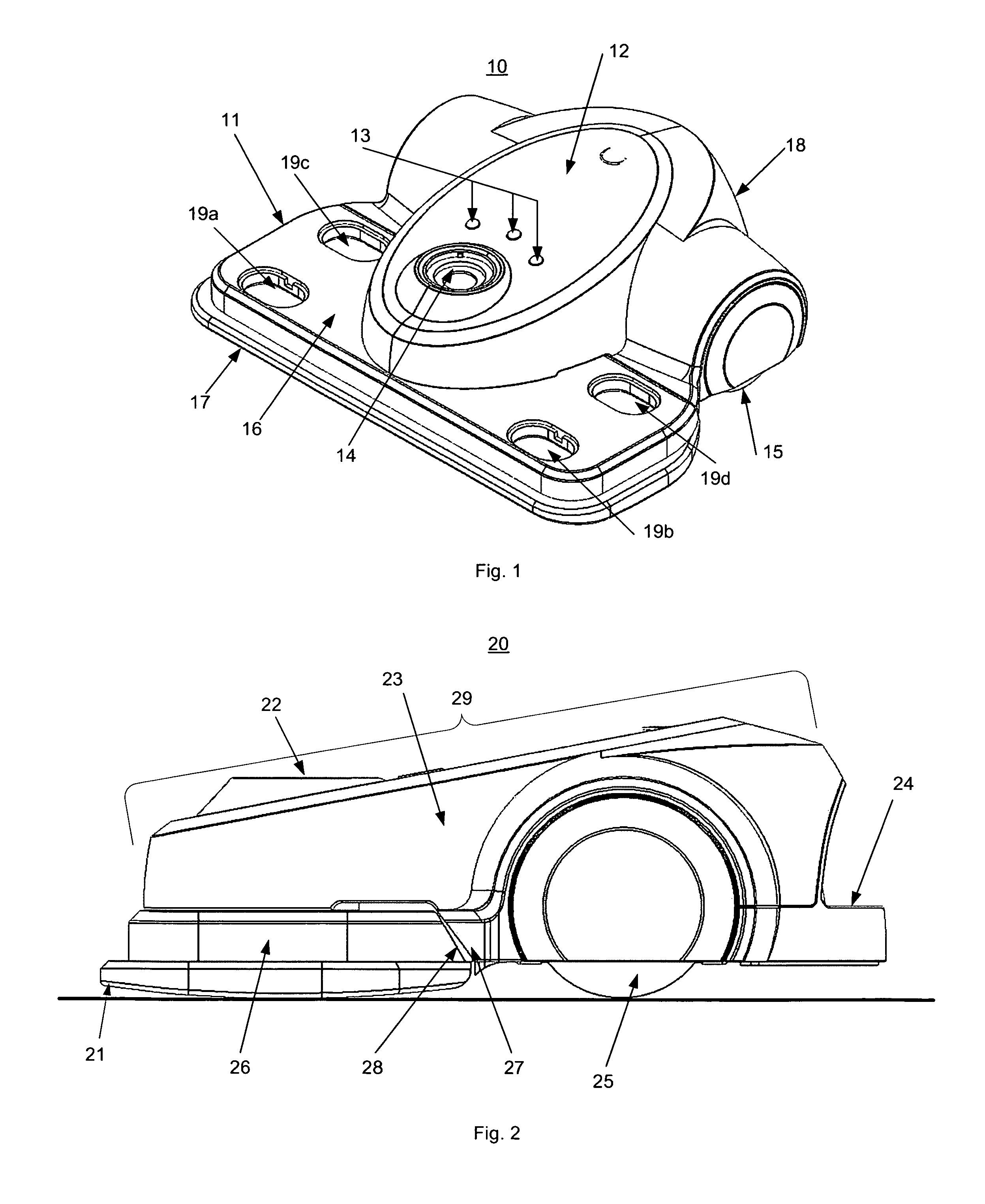 Mobile robot for cleaning