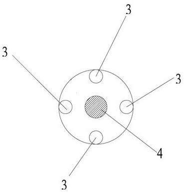 Inverted grouting method suitable for flat-top cave roof rock mass anchoring engineering