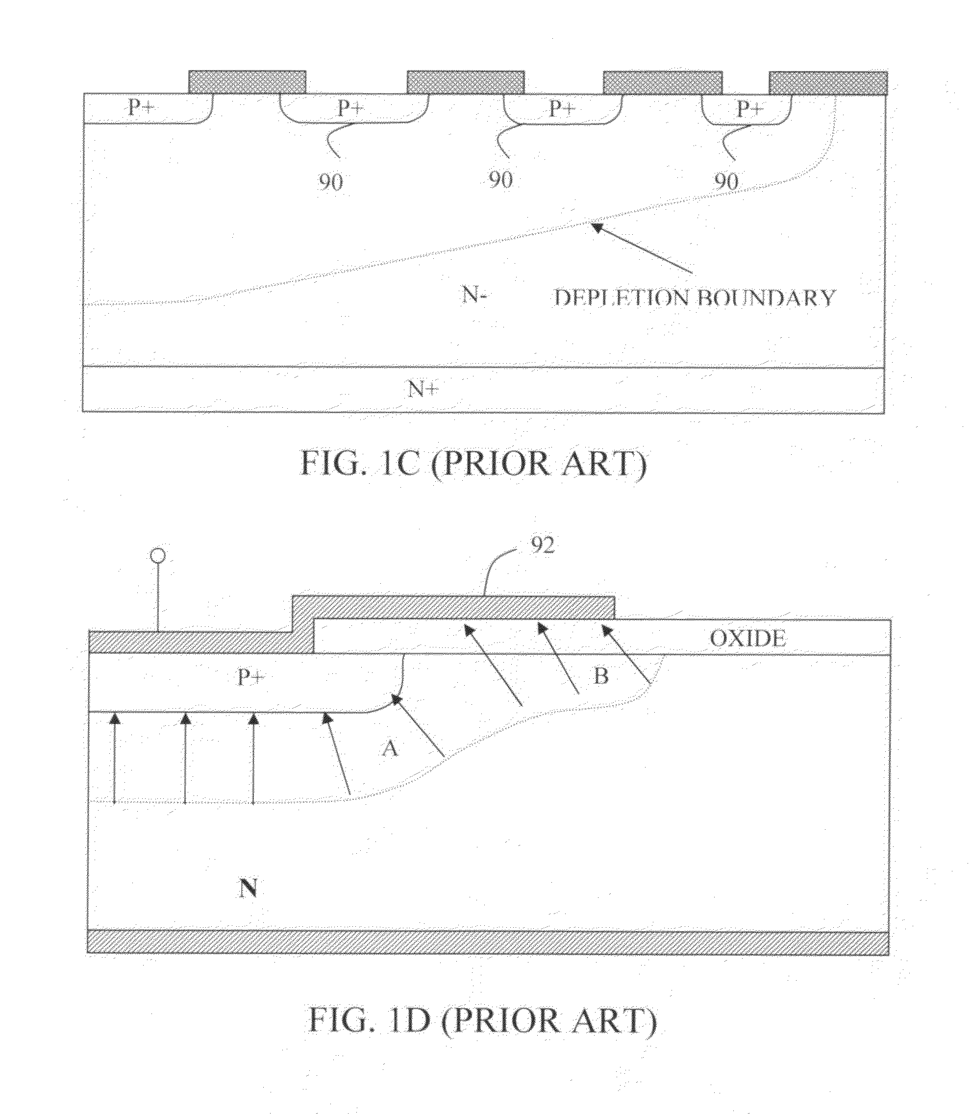 Edge termination configurations for high voltage semiconductor power devices