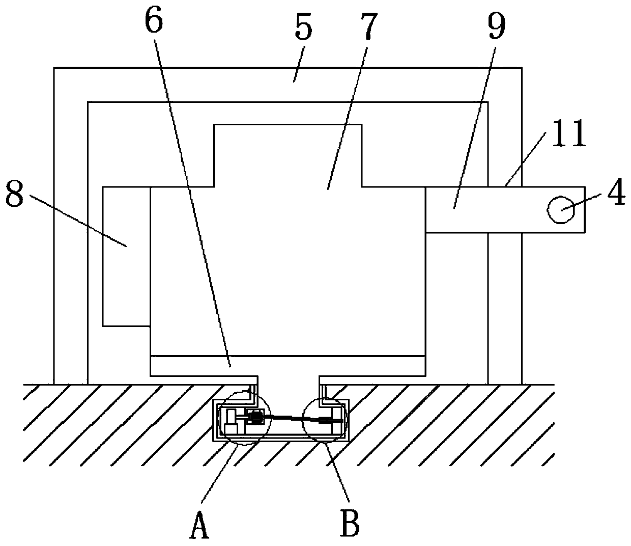 Building fire-fighting robot