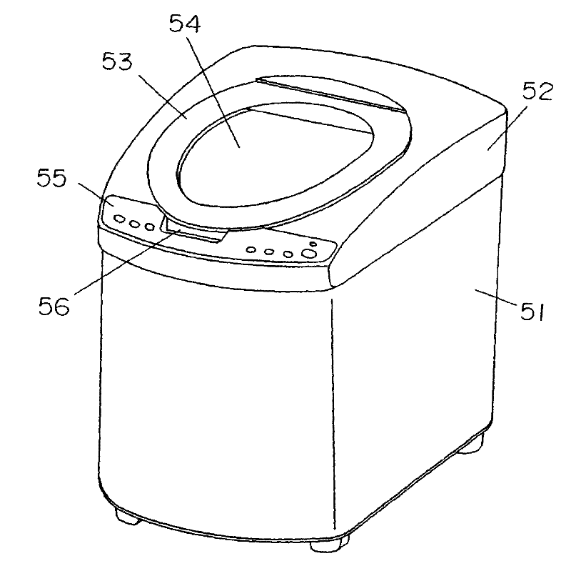 Washing machine cover structure