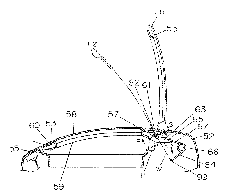 Washing machine cover structure