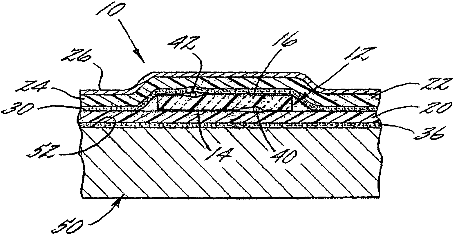 Piezoelectric sensor, sensor array, and associated method for measuring pressure