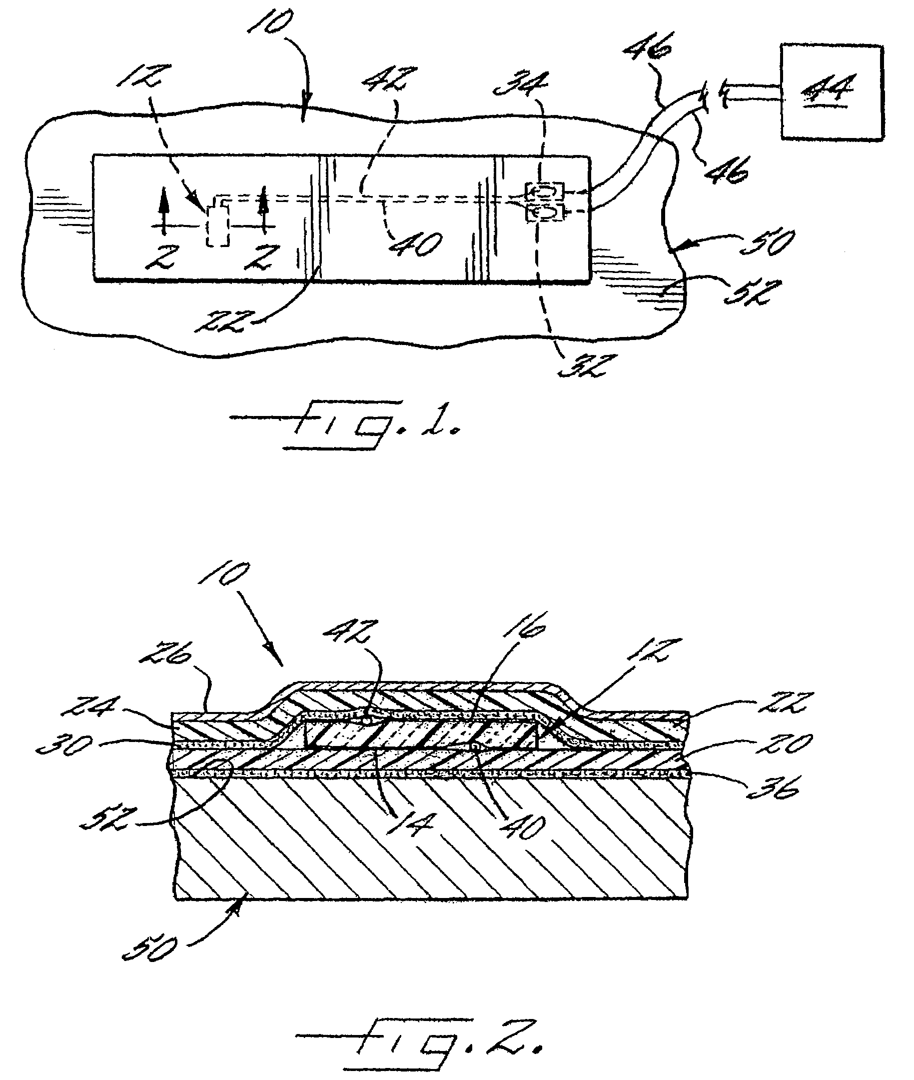 Piezoelectric sensor, sensor array, and associated method for measuring pressure