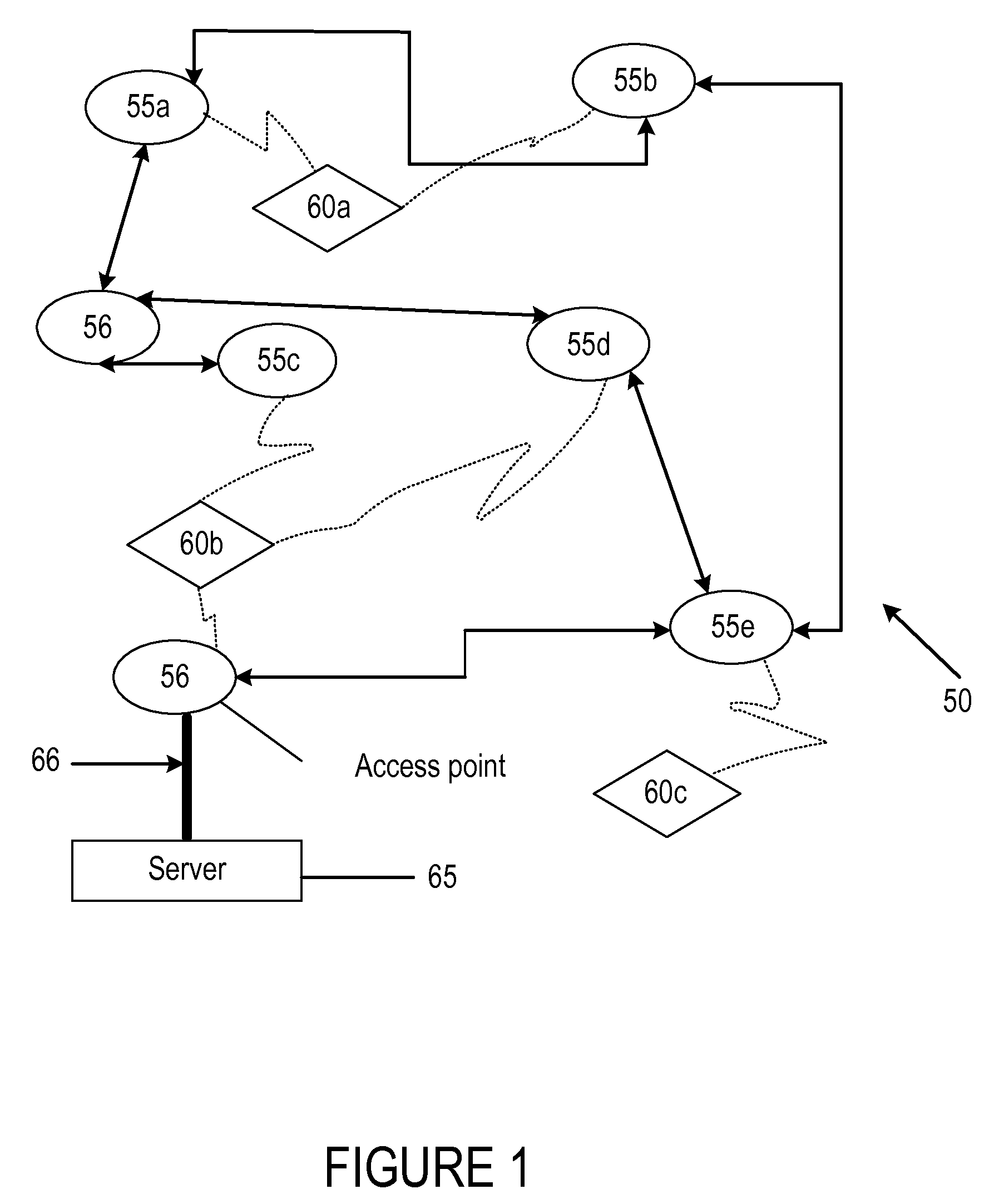 Wireless tracking system and method utilizing variable location algorithms