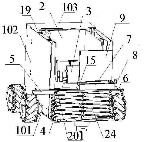 Intelligent library book returning device