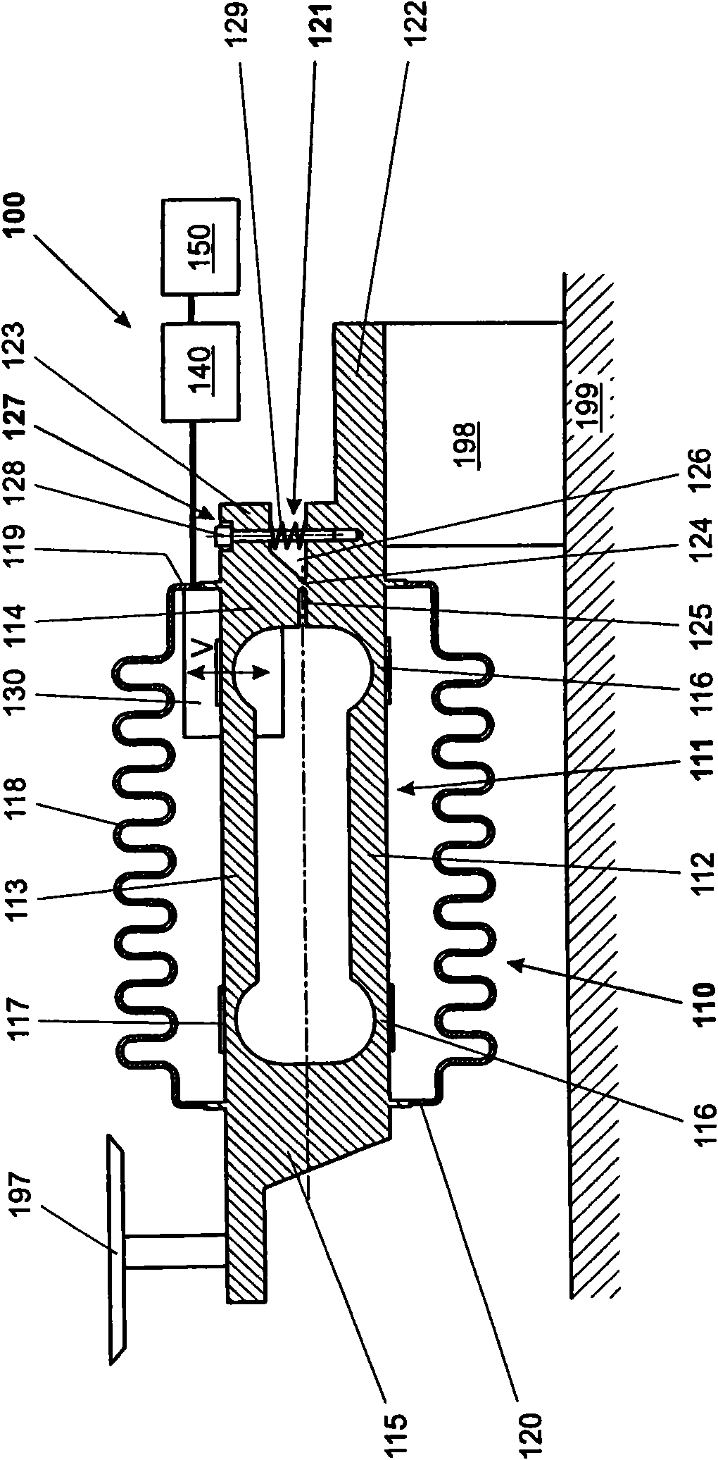 Encapsulated weighing cell with eccentric load error adjustment