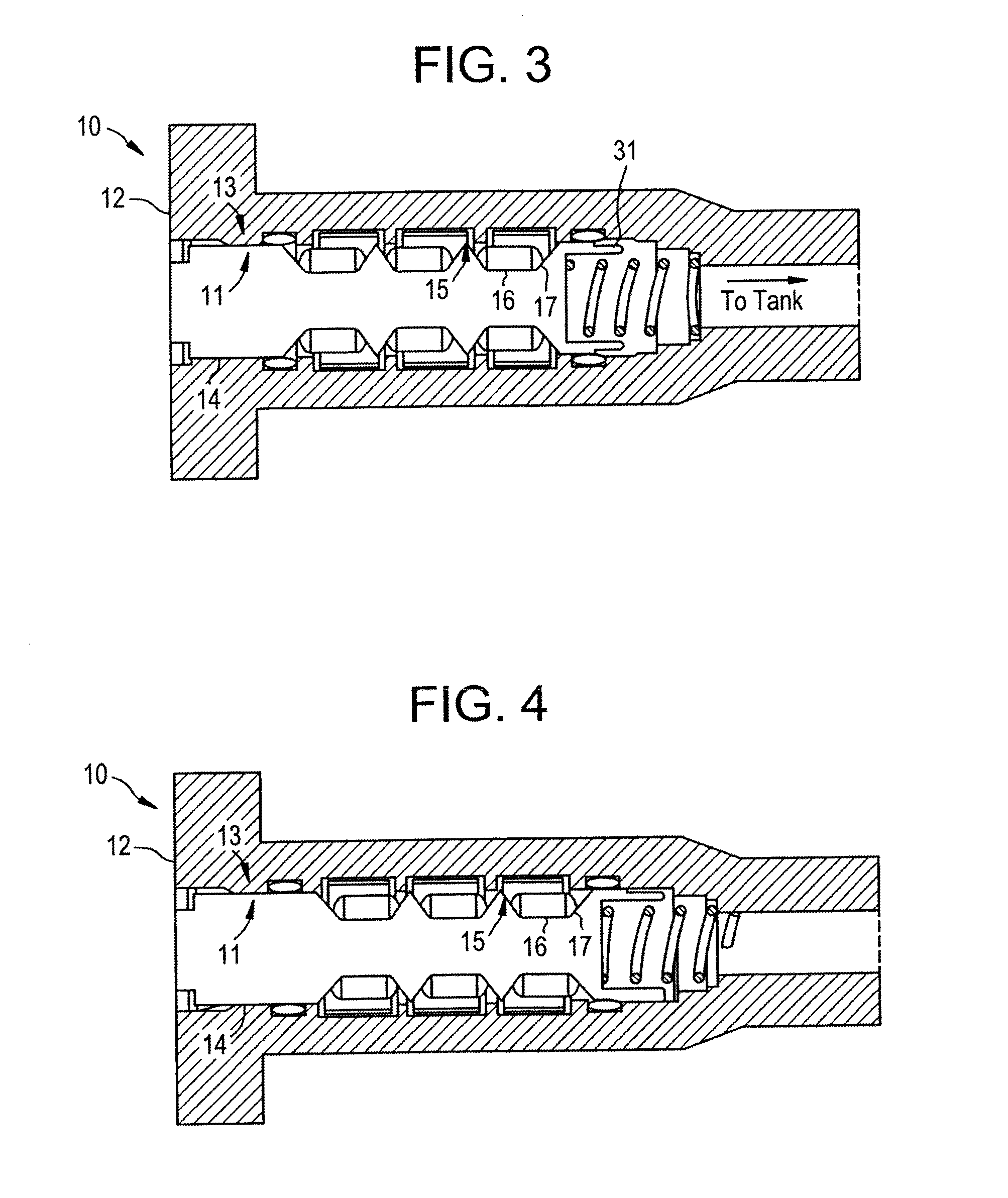 Hydraulic valve for an internal combustion engine