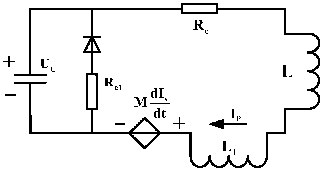 Flat-topped pulse magnetic field generating device and flat-topped pulse current generating device