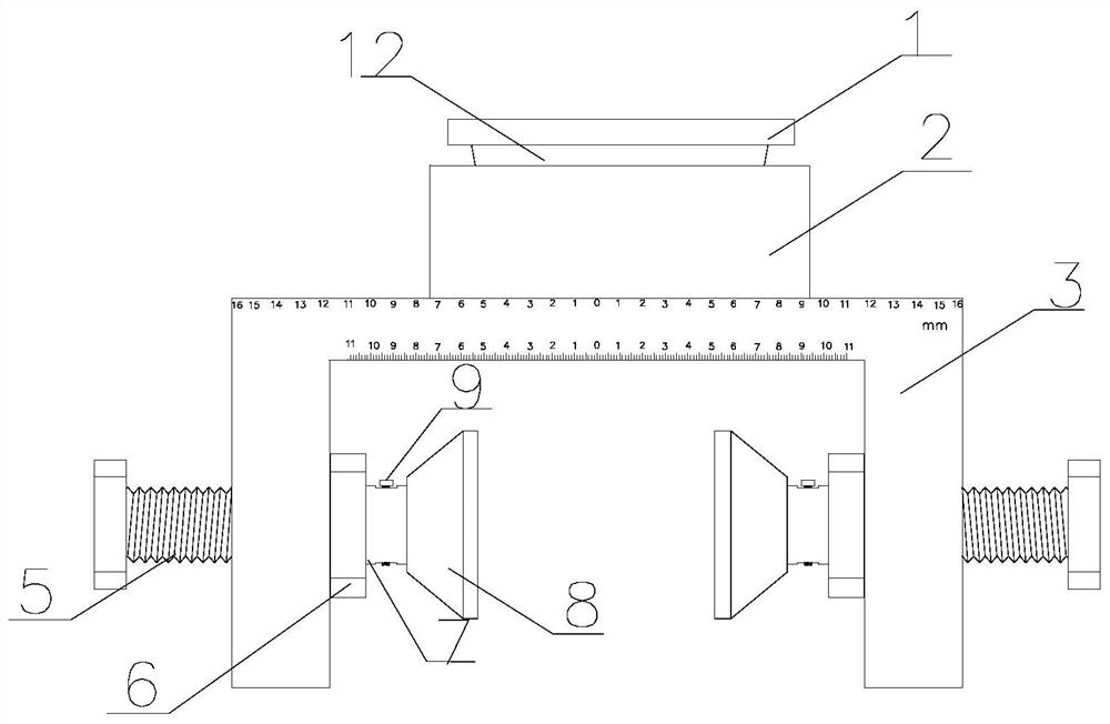 Vertical support stress uniform distribution device for building reinforcement engineering