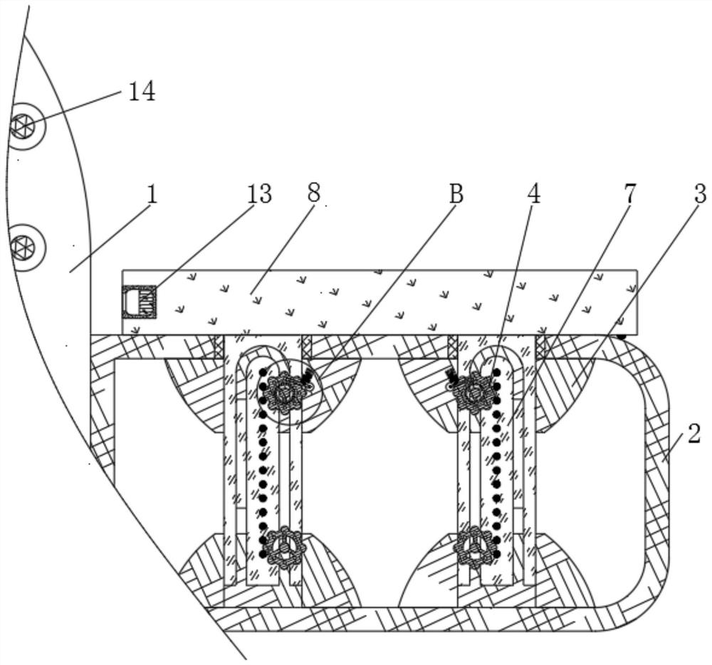 Intelligent auxiliary device used for dish passing robot and capable of fixing and lifting dinner plate