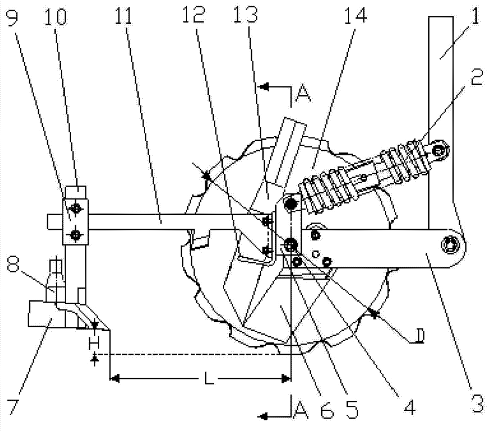 Combined type sowing fertilizing ditcher