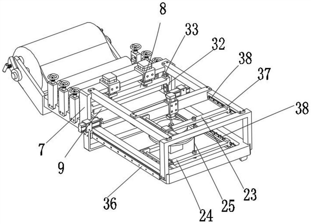 Sponge cutting device for massage chair production