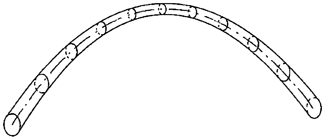 Super-long-span spoke-type suspend-dome structure based on flying-swallow-type truss arch