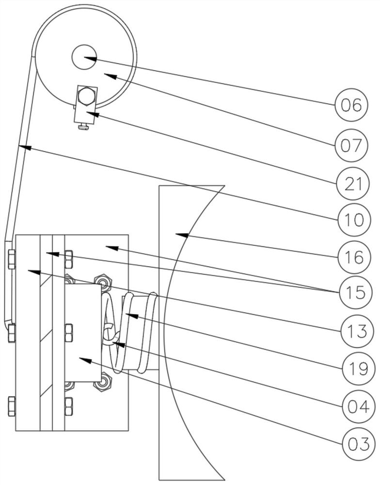 Device of airborne unmanned aerial vehicle spreading cylinder and throwing method thereof