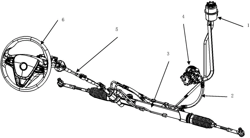 Noise and vibration reduction device for steering system