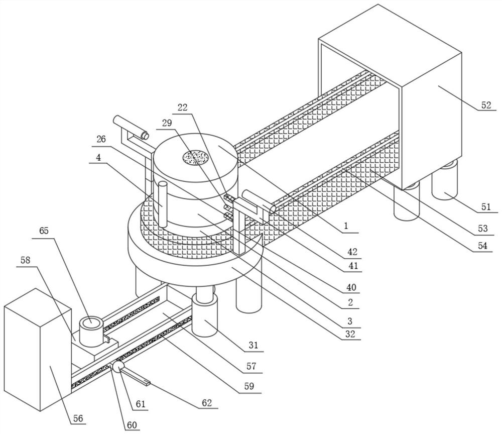 Magnesium alloy casting rod upsetting deformation blank making device