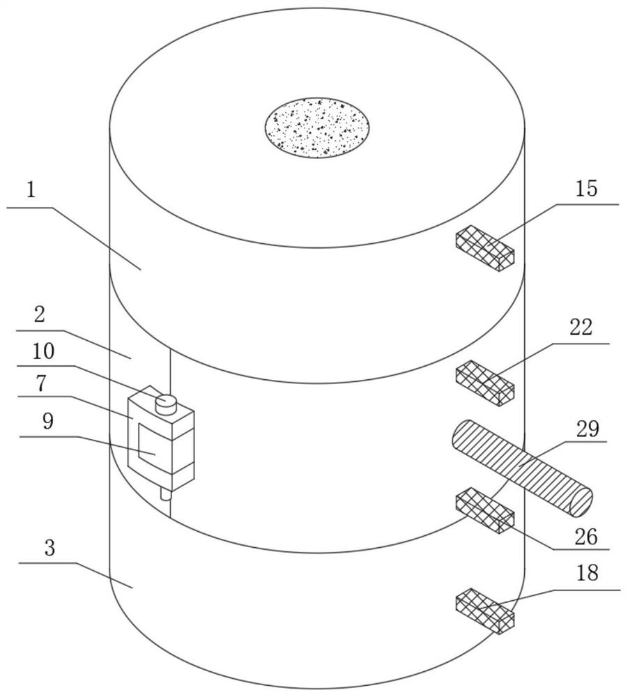 Magnesium alloy casting rod upsetting deformation blank making device