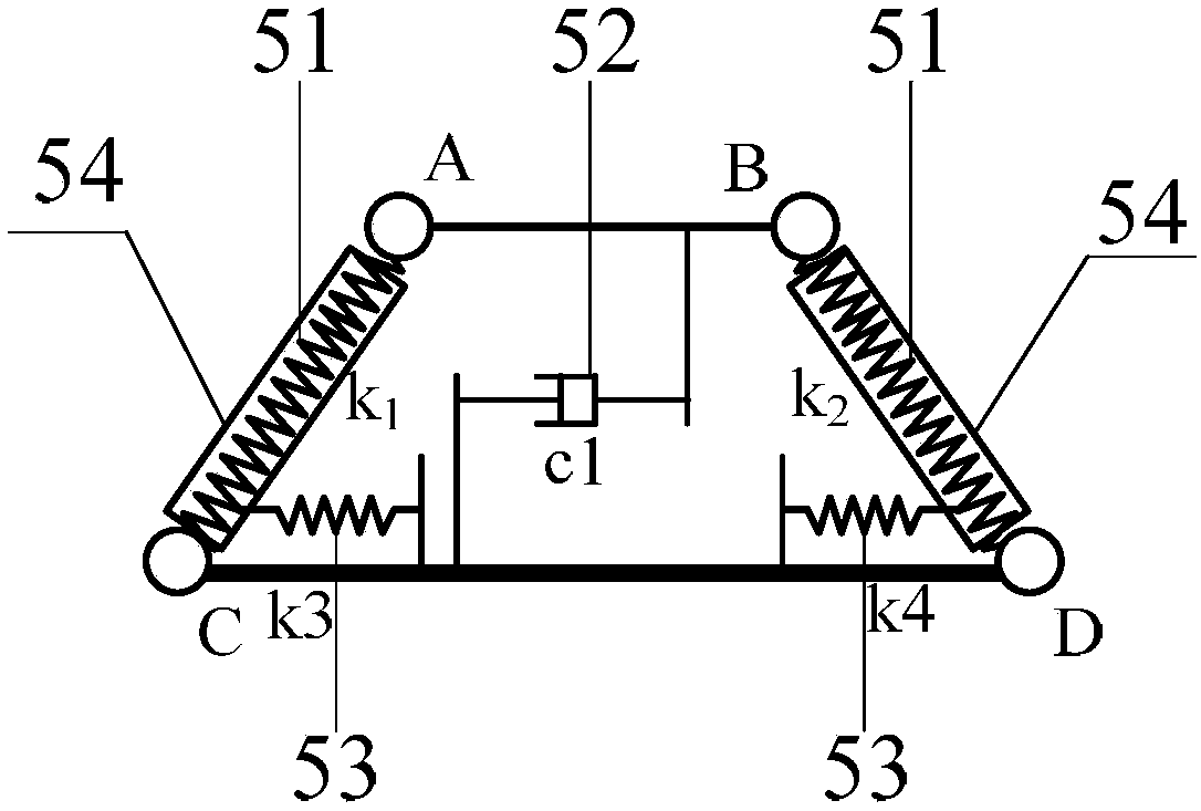 Suspension type monorail vehicle coupling dynamic simulation system and method