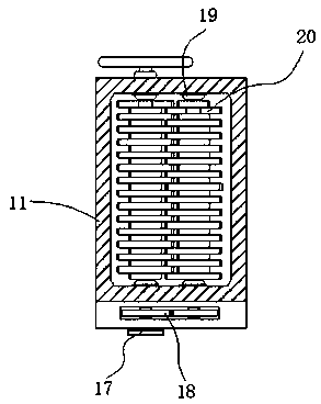 Stirring device facilitating blockage prevention of discharging for chemical machinery