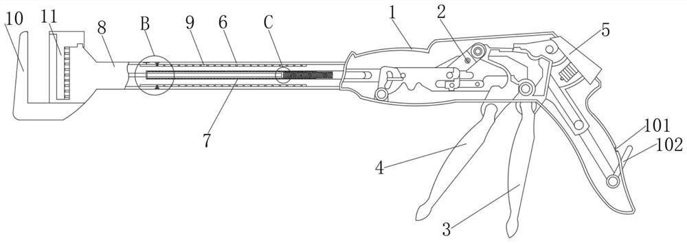 A stapler with double insurance mechanism