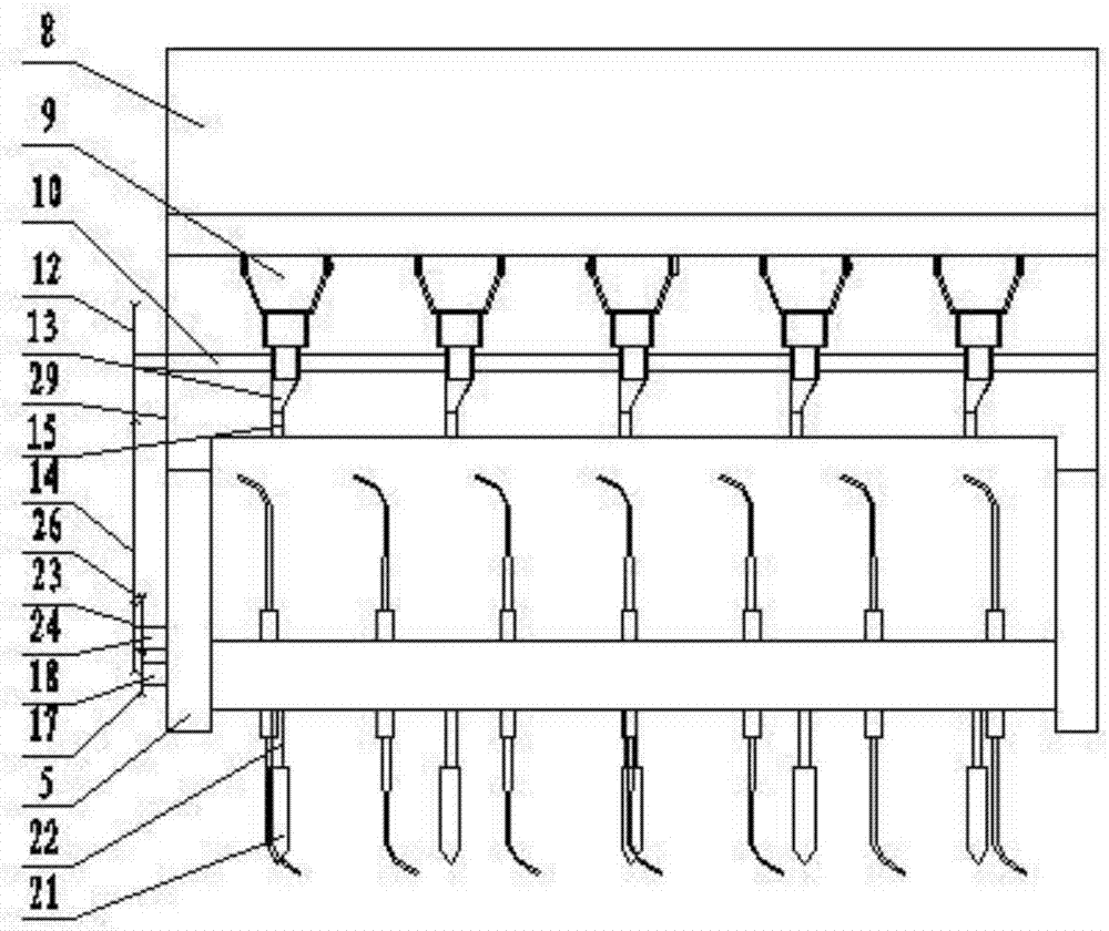 Precision seeding and compaction compound working machine for rape