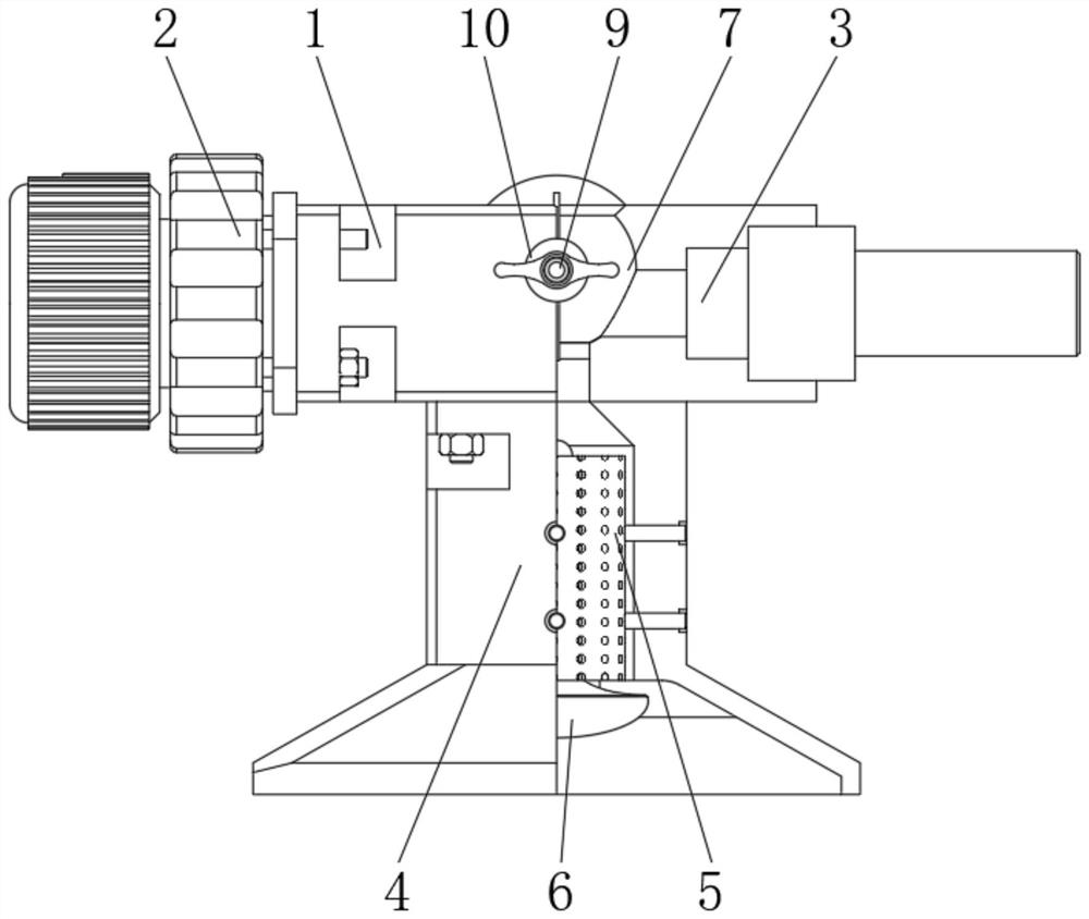 Adsorption type range hood based on fluid pressure intensity