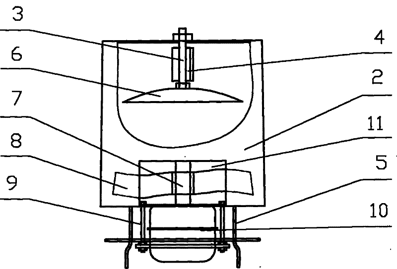 Cotton separating device