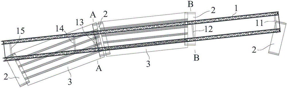 Adjustable small-radius bridge girder erection machine and bridge girder erection method