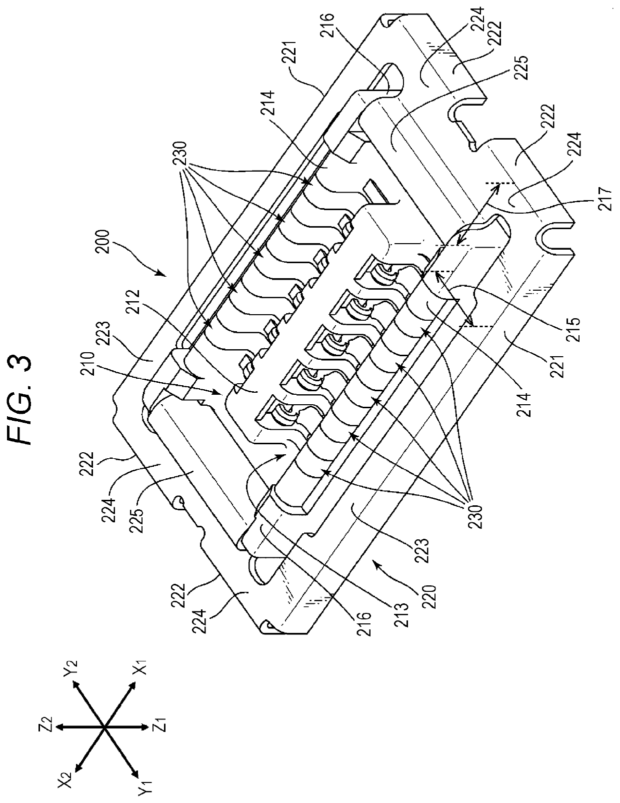 Connector and connector device