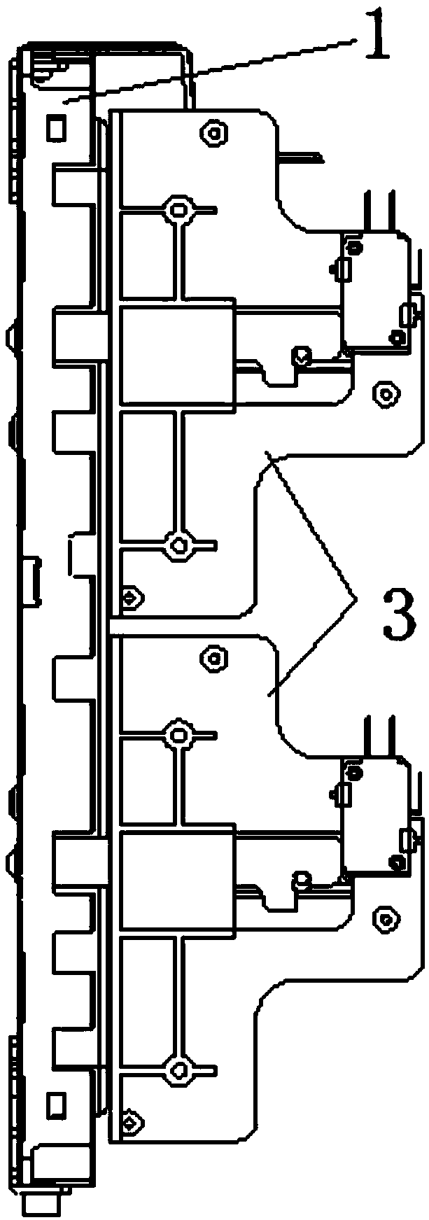 Buffering door closing assembly and cooking equipment