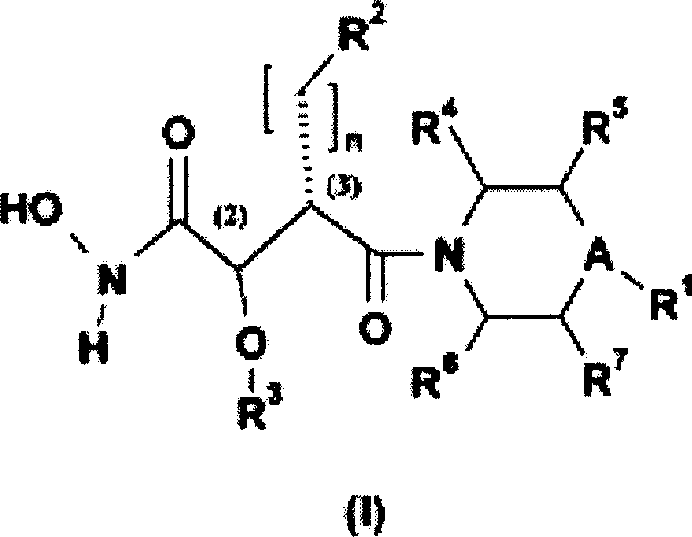 N-hydroxyamide derivatives and use thereof