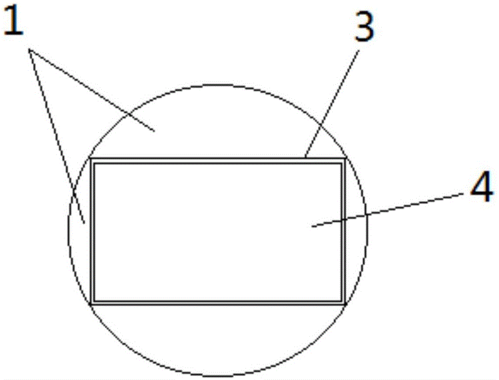 Brazing method for water load isolating square ceramic chip