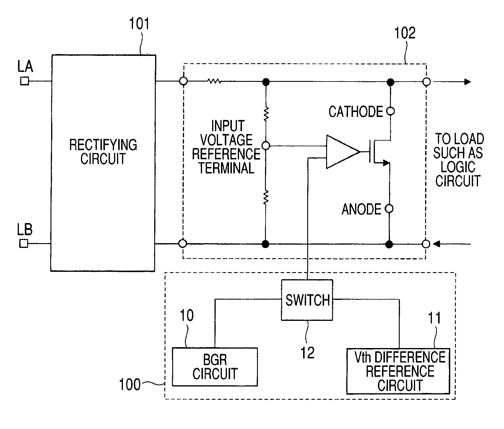 Semiconductor device and RFID tag chip