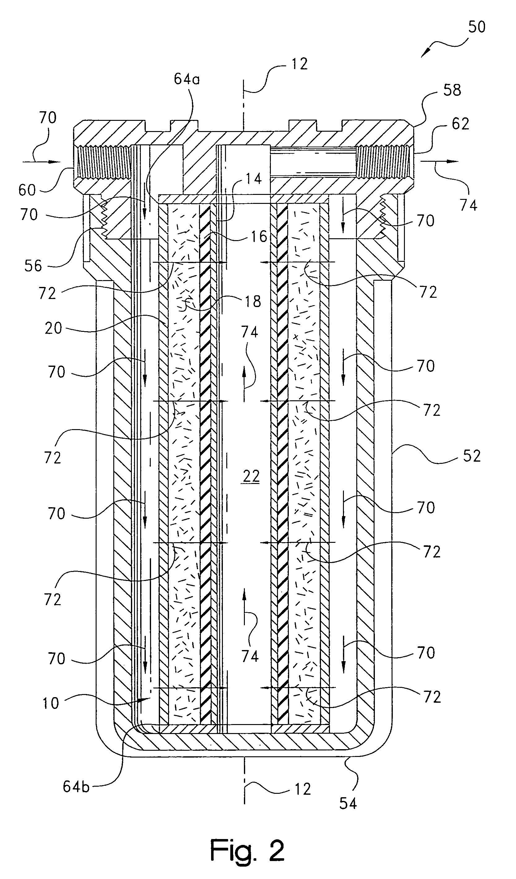 Oil-sorbing filter element