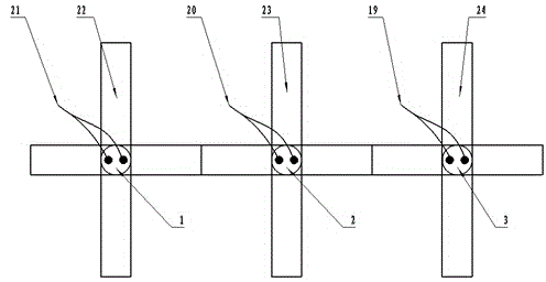 Temperature control device for refining metal solidification structure by use of pulse current