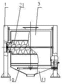 Net belt flat return screen and corresponding grain impurity removing method