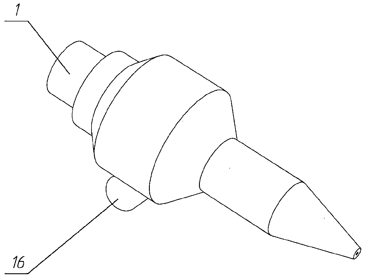 Multistage ultrasonic atomizing spraying device