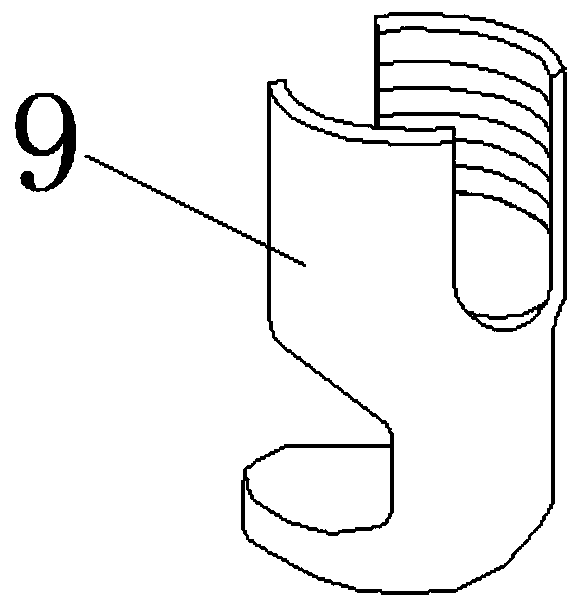 Minimally invasive thoracolumbar posterior screw rod structure convenient to adjust