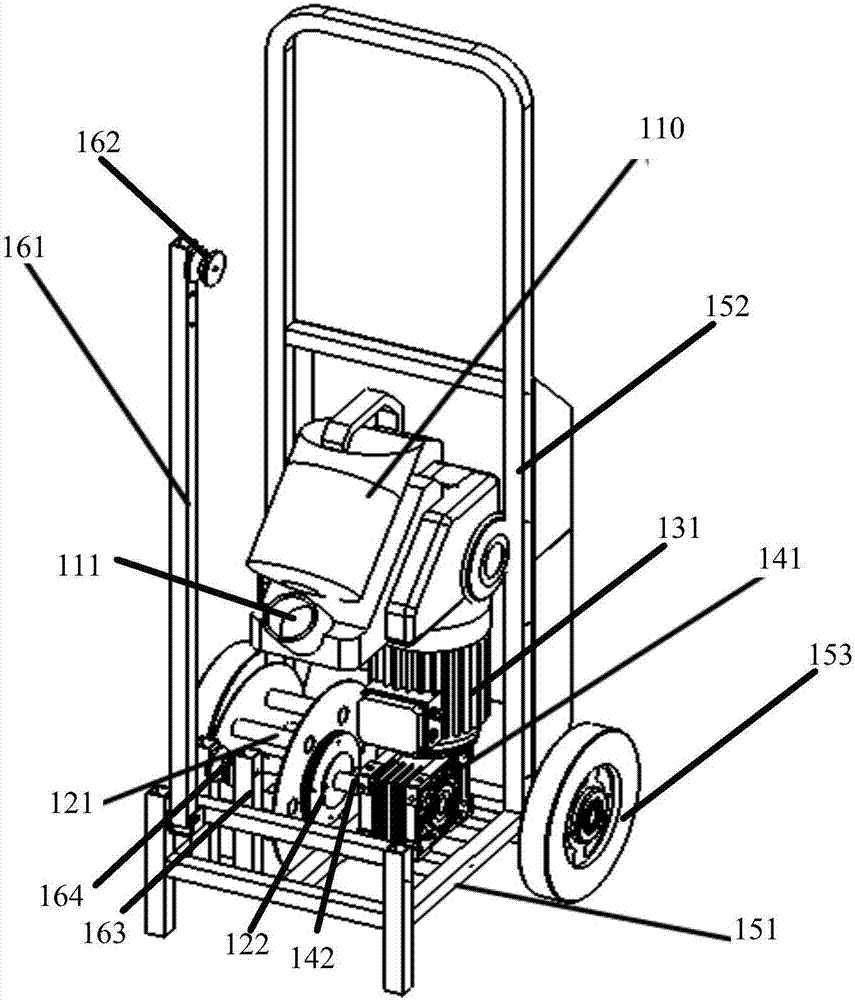 Threading equipment and threading method therefor