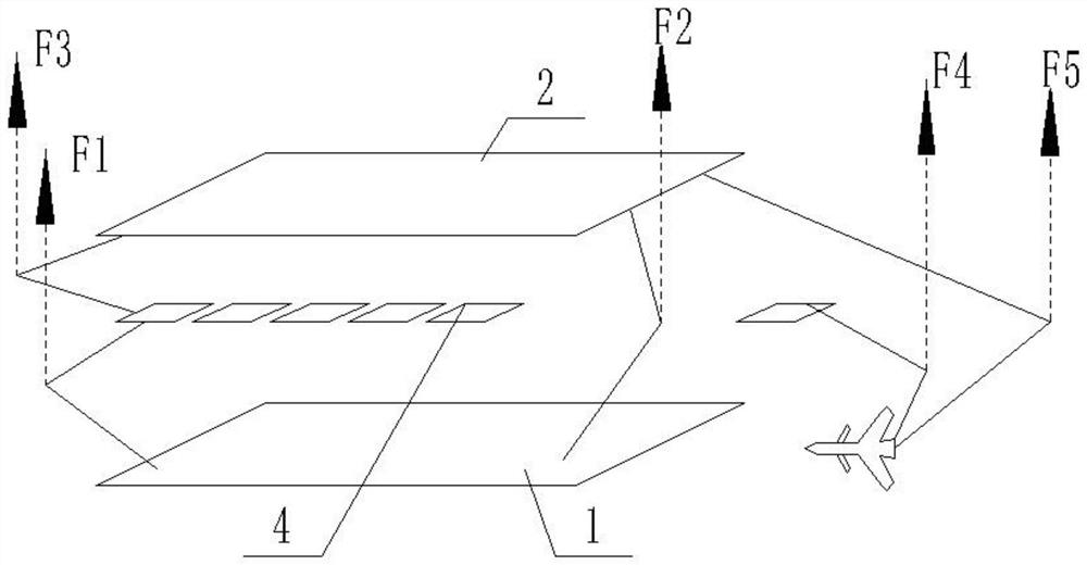 Integral type bonding plate of aircraft system label