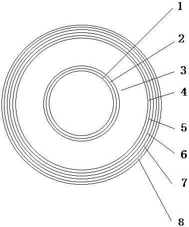 A sound-absorbing and noise-reducing multi-layer sewage pipe