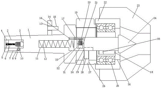 Shaft shoulder positioning tip for grinding machine