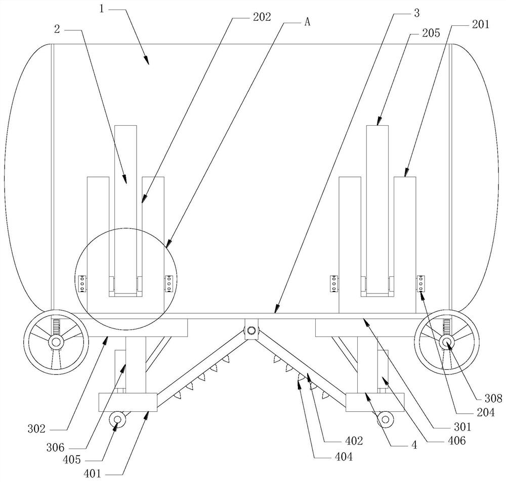 A water supply equipment that is convenient to adjust the placement position