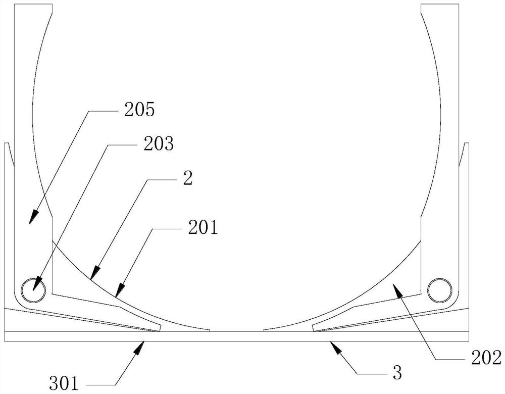 A water supply equipment that is convenient to adjust the placement position