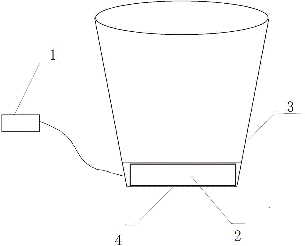 Vehicle-mounted multi-connector water cooling cup