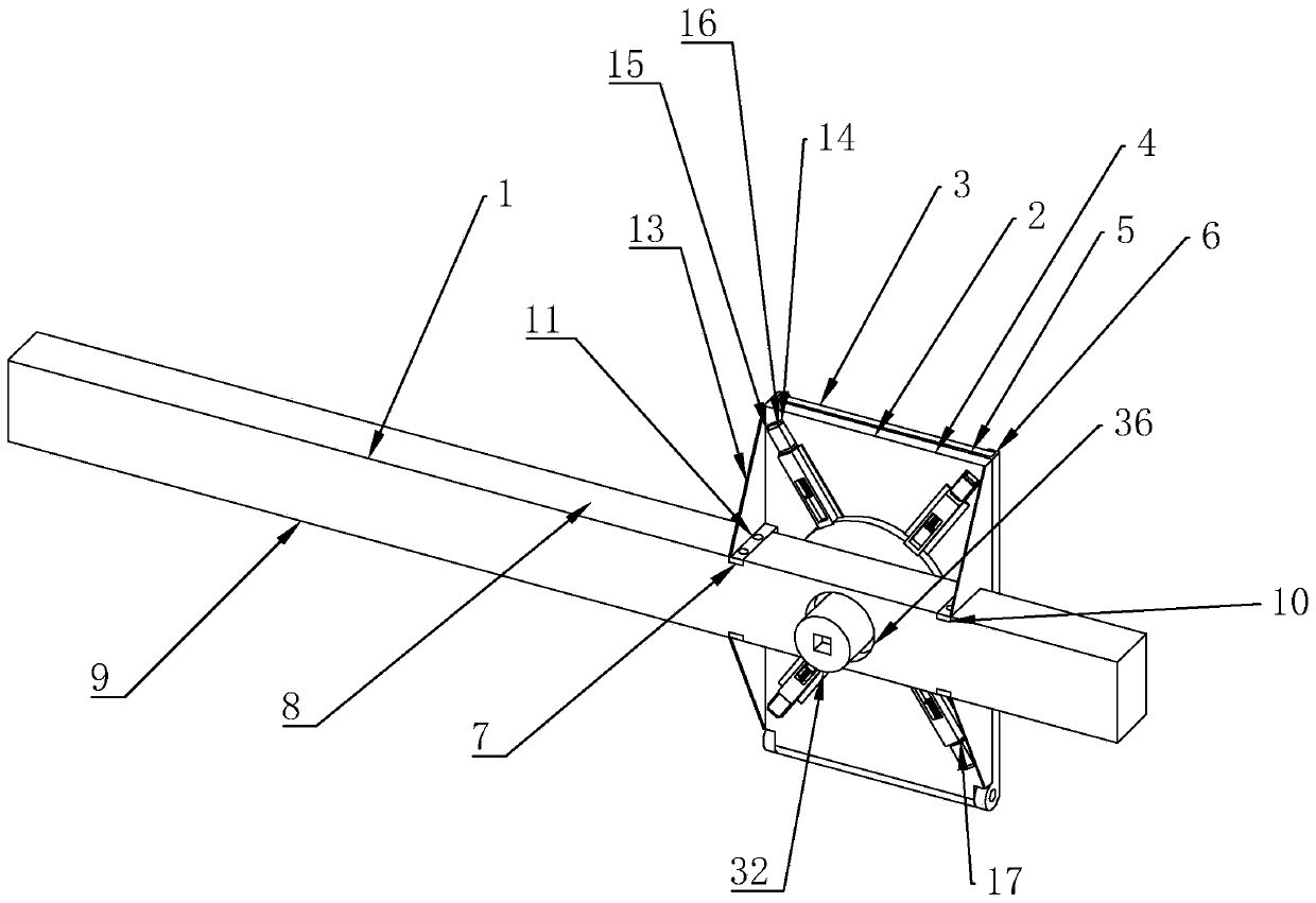 Wind-resistant warning board convenient to replace